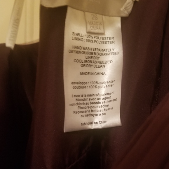 David's Bridal Dress in Plum, optional Prom - Picture 3 of 3